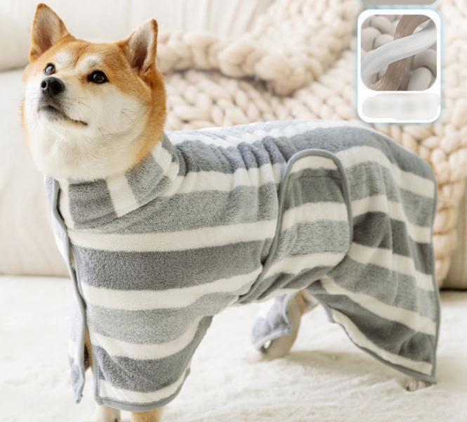 Microfiber Pet Bathrobe
