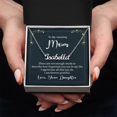 Custom Name Necklace - To My Amazing Mom