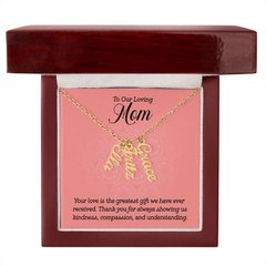 Multi Name Necklace - To Our Loving Mom